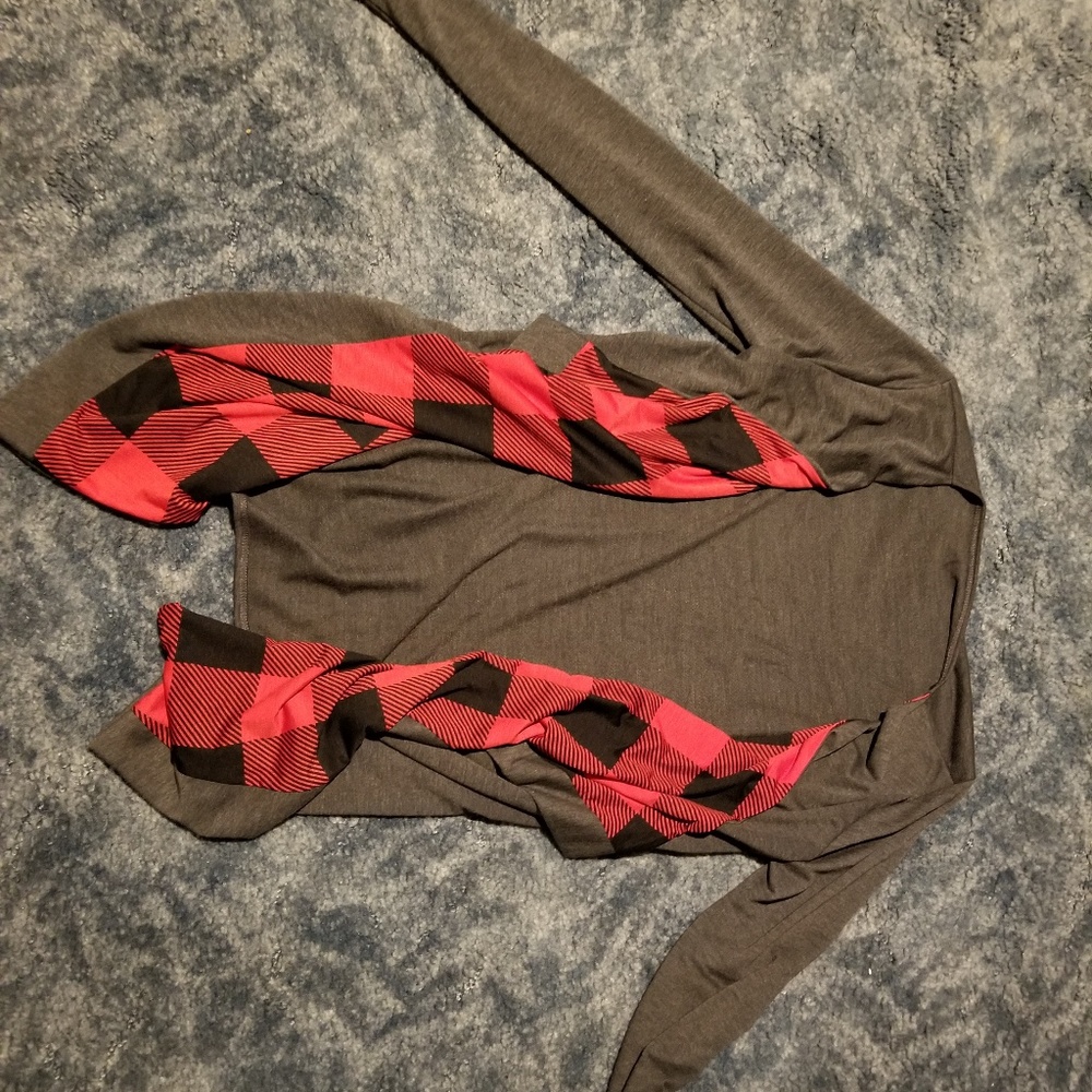Filly Flair Buffalo Plaid Cardigan